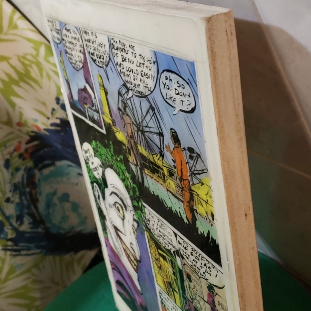 Handmade comic in wood - Picture 3 of 3